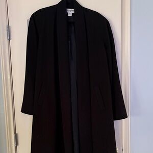 Preston & York II Classic Black Wool Coat Size 1X
